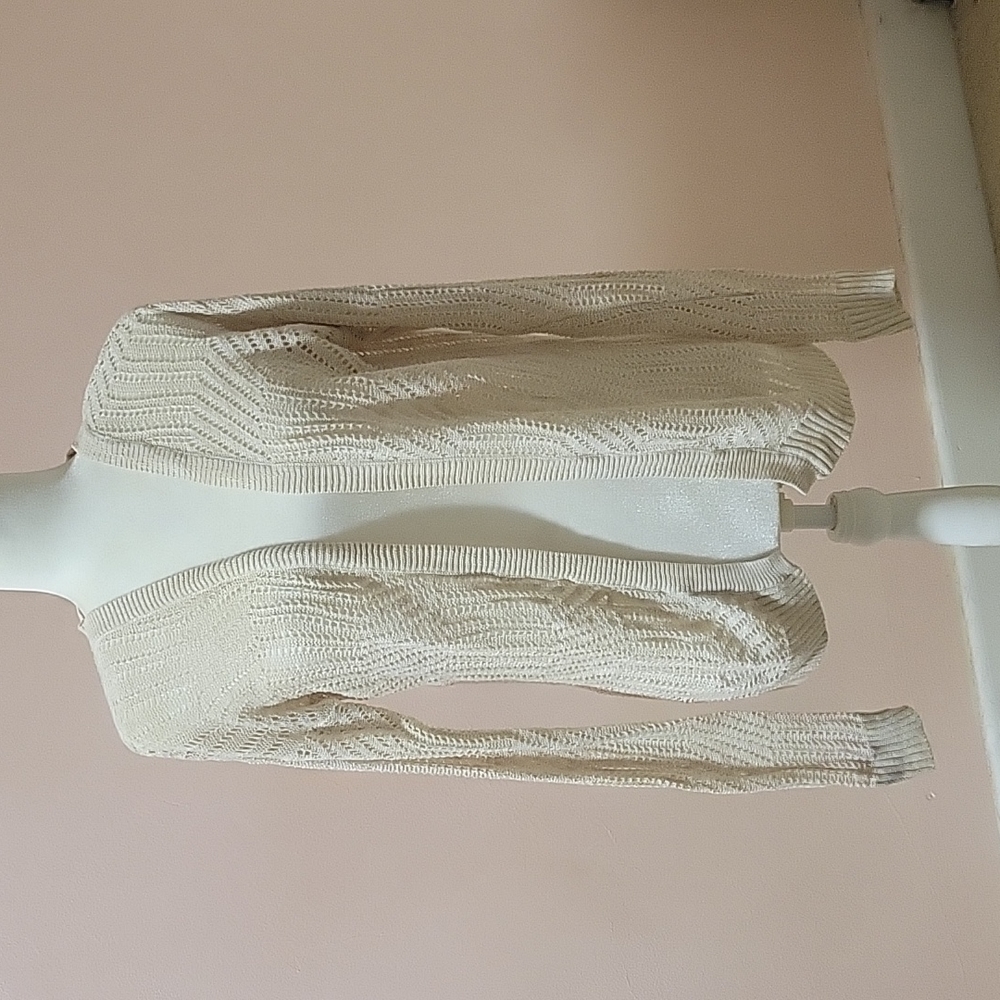 Open front sweater